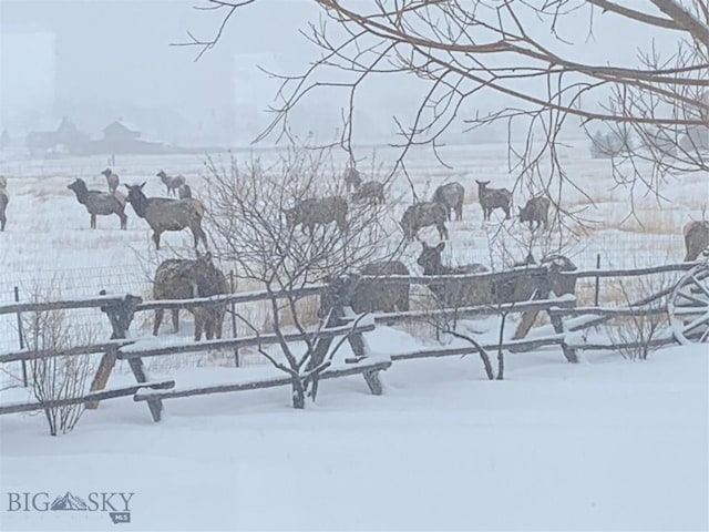 16 Wilson Rd, Livingston, MT 59047 - view of yard covered in snow