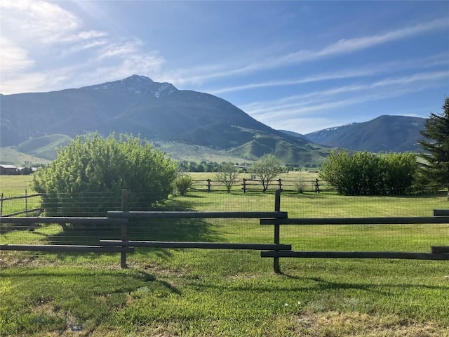 16 Wilson Rd, Livingston, MT 59047 - view of mountain background with rural landscape and agricultural land