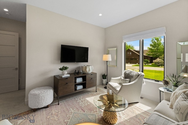 47 Wickwire, Bozeman, MT 59718 - living room featuring recessed lighting and baseboards