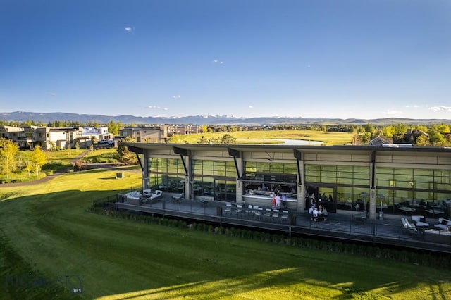 47 Wickwire, Bozeman, MT 59718 - view of green lawn with a mountain view