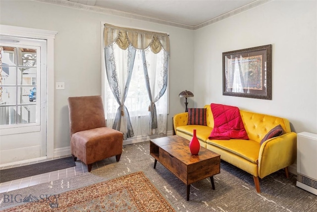 1116-1118 California St, Butte, MT 59701 - living area with ornamental molding and baseboards