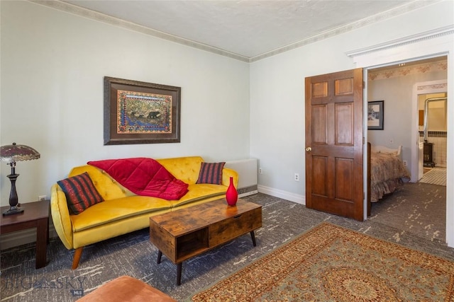 1116-1118 California St, Butte, MT 59701 - living area with baseboards and carpet floors