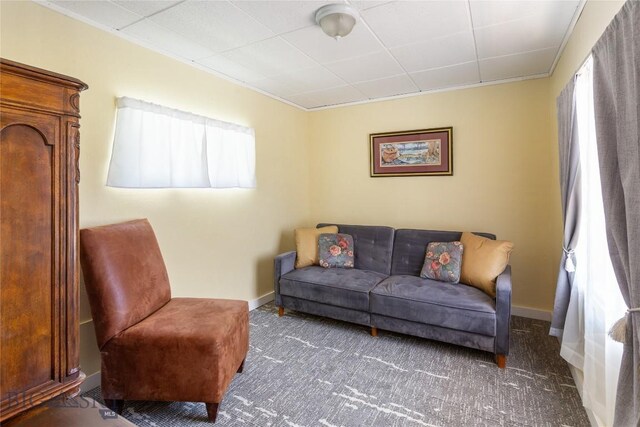 1116-1118 California St, Butte, MT 59701 - living area with carpet floors, baseboards, and ornamental molding