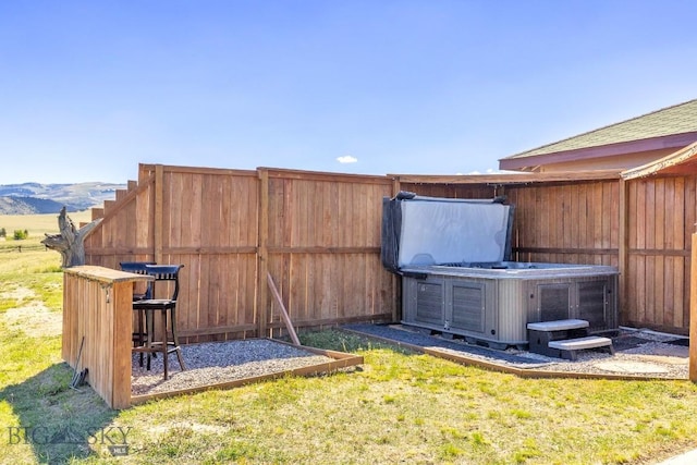 25 Trail Creek Rd, Ennis, MT 59729 - view of yard with a hot tub