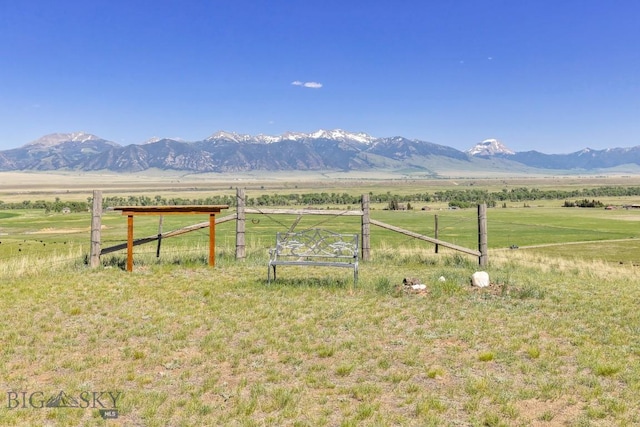 25 Trail Creek Rd, Ennis, MT 59729 - view of mountain background featuring rural landscape and agricultural land