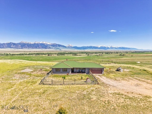 25 Trail Creek Rd, Ennis, MT 59729 - aerial view of sparsely populated area with mountains