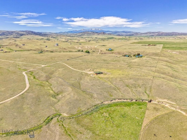 25 Trail Creek Rd, Ennis, MT 59729 - aerial view of sparsely populated area featuring mountains