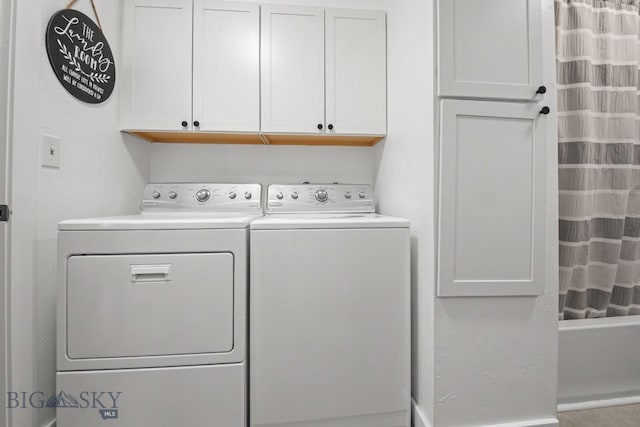 420 N 6th Ave, Bozeman, MT 59715 - laundry room with cabinet space and separate washer and dryer