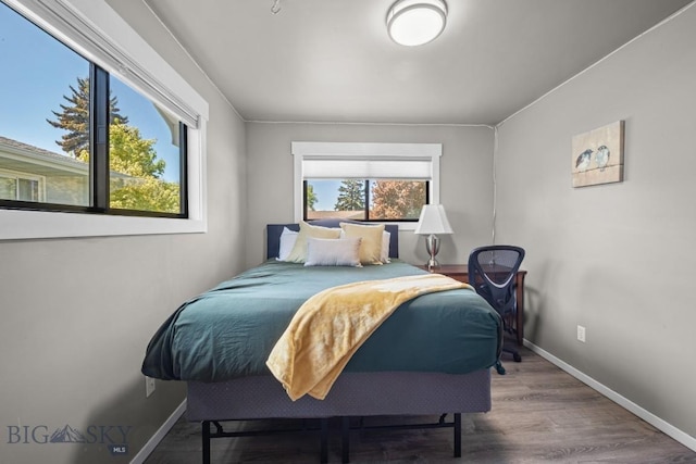 420 N 6th Ave, Bozeman, MT 59715 - bedroom featuring baseboards and wood finished floors