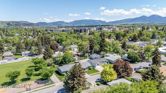 420 N 6th Ave, Bozeman, MT 59715 - aerial perspective of suburban area featuring a mountain backdrop