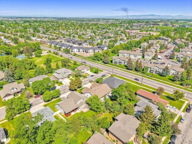 510 N 23rd, Bozeman, MT 59718 - aerial perspective of suburban area with mountains