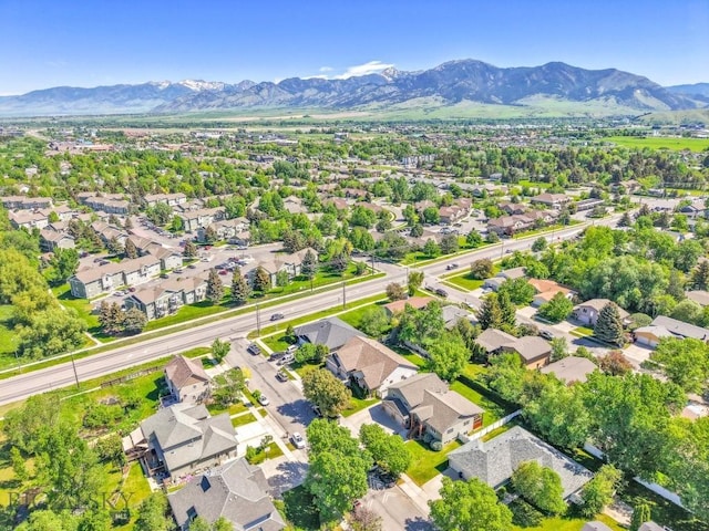 510 N 23rd, Bozeman, MT 59718 - aerial view of residential area with a mountain backdrop