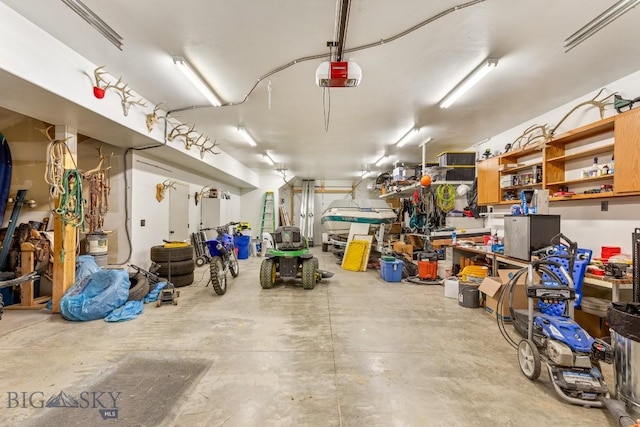 715 Bates Rd, Manhattan, MT 59741 - garage with a garage door opener