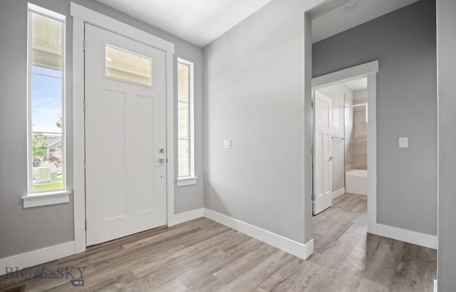 1518 Deadwood Loop, Belgrade, MT 59714 - entrance foyer featuring baseboards and light wood-style flooring