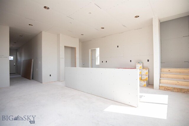 500 Spaniel Ln, Belgrade, MT 59714 - interior space featuring unfinished concrete floors