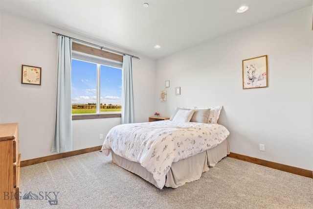 3483 Highline Rd, Manhattan, MT 59741 - carpeted bedroom featuring baseboards and recessed lighting