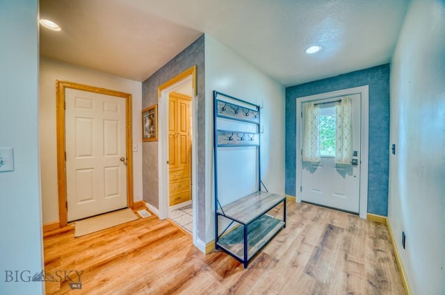118 Clinton, Belgrade, MT 59714 - foyer entrance featuring light wood finished floors and recessed lighting
