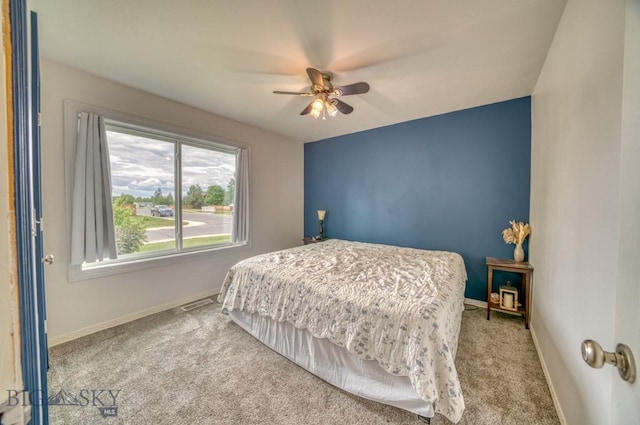 118 Clinton, Belgrade, MT 59714 - carpeted bedroom featuring baseboards and a ceiling fan
