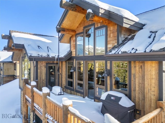 18 Upper Cascade Ridge Rd Unit 18, Big Sky, MT 59716 - view of snow covered house
