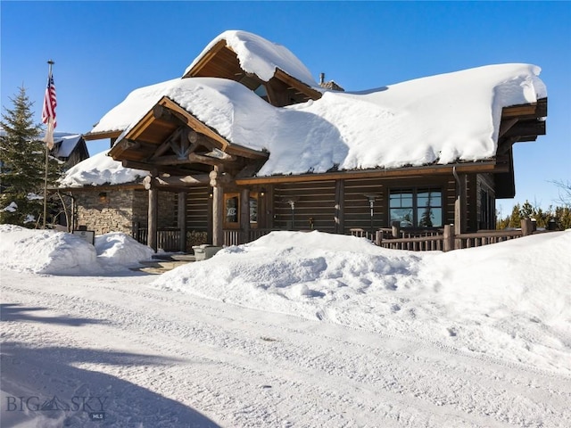 18 Upper Cascade Ridge Rd Unit 18, Big Sky, MT 59716 - view of front of home