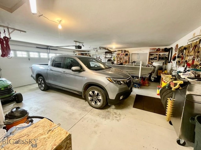 121 Ridge Ct, Dillon, MT 59725 - garage featuring a garage door opener