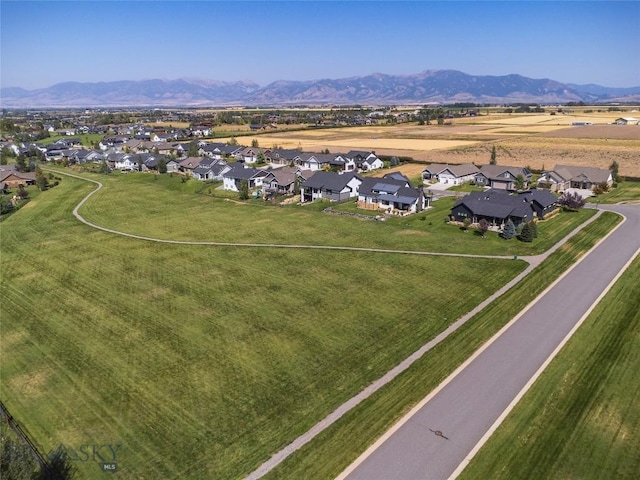 646 Arrow Trl, Bozeman, MT 59718 - aerial view of residential area with a mountain backdrop