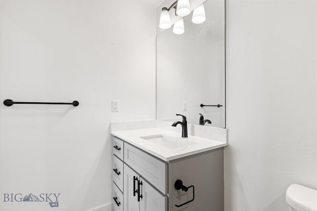 1704 W Lincoln Unit 5B, Bozeman, MT 59715 - bathroom with vanity and toilet