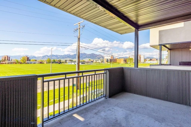1704 W Lincoln Unit 5B, Bozeman, MT 59715 - balcony with a mountain view