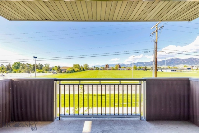 1704 W Lincoln Unit 5B, Bozeman, MT 59715 - balcony featuring a mountain view