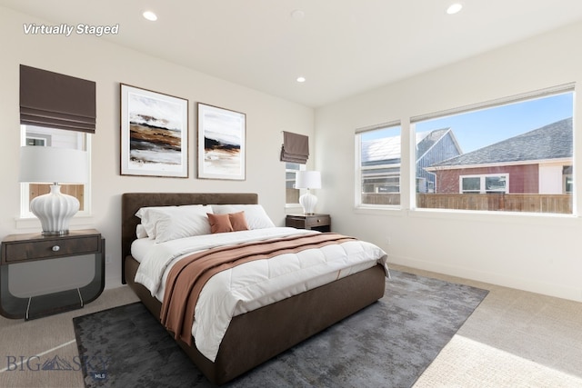 1609 Wyatt Earp Ct, Belgrade, MT 59714 - carpeted bedroom with recessed lighting and baseboards