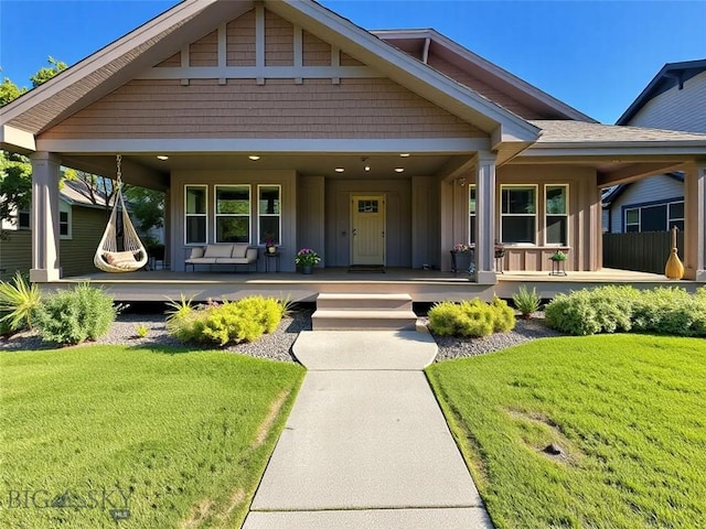 4442 Alexander, Bozeman, MT 59718 - view of front of house with covered porch and board and batten siding