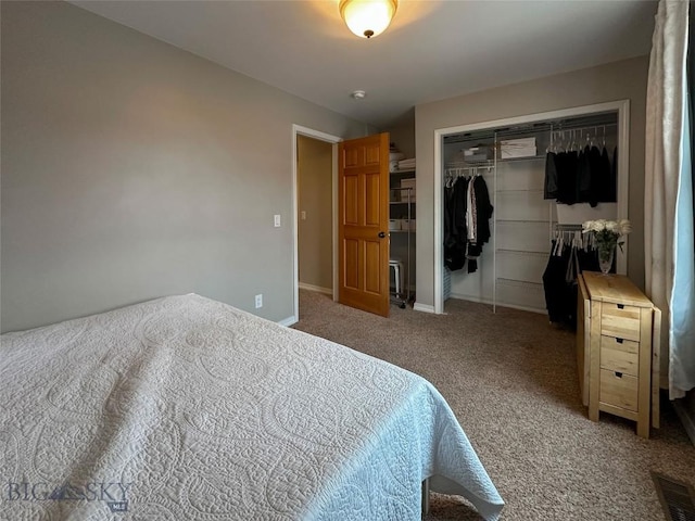4442 Alexander, Bozeman, MT 59718 - bedroom featuring carpet floors, a closet, and baseboards