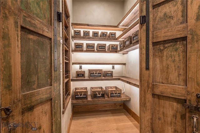 5933 Monforton School Rd, Bozeman, MT 59718 - wine room with wood finished floors