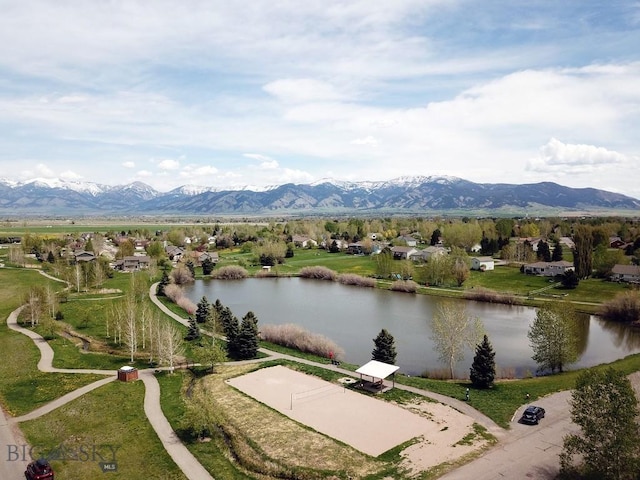 126 Pathfinder Trl, Bozeman, MT 59718 - aerial view of a water and mountain view