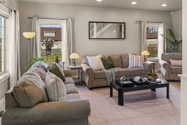 126 Pathfinder Trl, Bozeman, MT 59718 - living room featuring recessed lighting