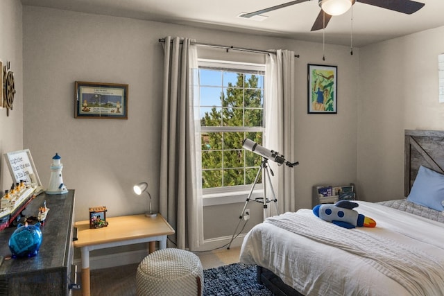 126 Pathfinder Trl, Bozeman, MT 59718 - bedroom with a ceiling fan