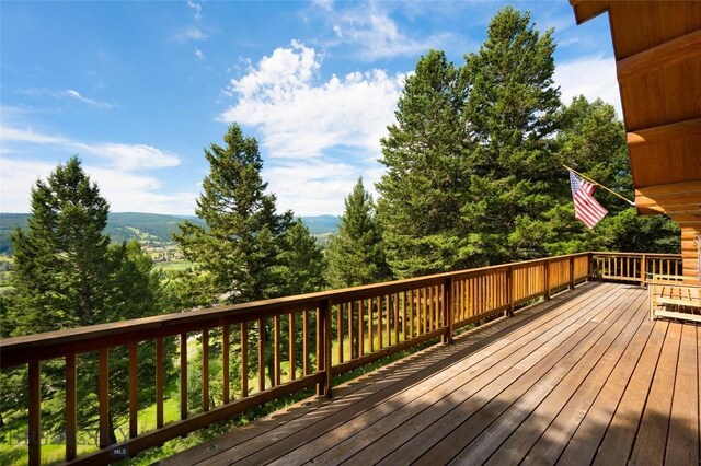 2415 Crazy Horse Rd, Big Sky, MT 59716 - view of deck
