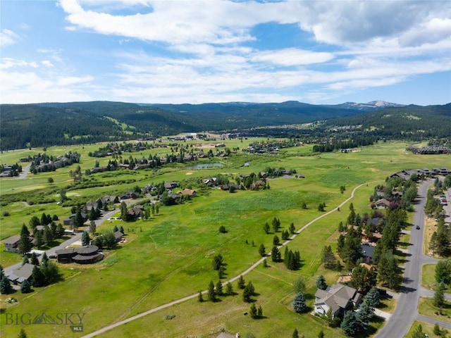 2415 Crazy Horse Rd, Big Sky, MT 59716 - aerial view of a mountainous background