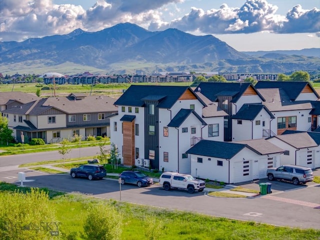 1940 Southbridge Unit A, Bozeman, MT 59718 - aerial view of residential area with a mountainous background