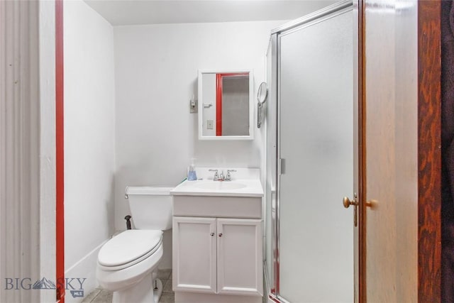 510 S Excelsior, Butte, MT 59701 - bathroom featuring vanity, toilet, and a stall shower