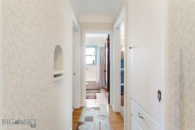 510 S Excelsior, Butte, MT 59701 - hall with light wood-style flooring