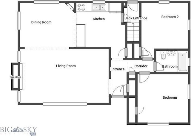 510 S Excelsior, Butte, MT 59701 - room layout