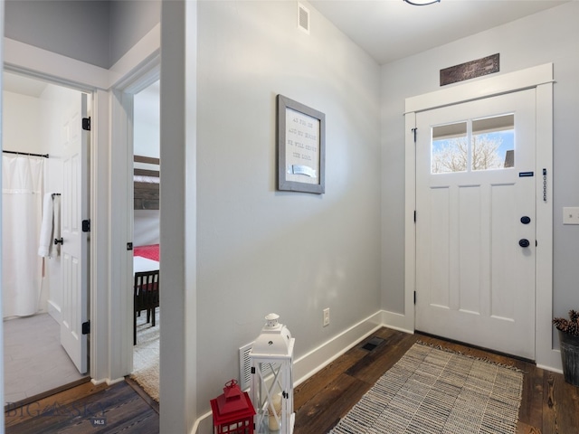 3171 Spring Ridge Dr, Bozeman, MT 59715 - foyer with wood finished floors and baseboards