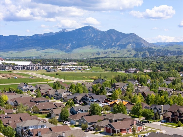 3171 Spring Ridge Dr, Bozeman, MT 59715 - aerial view of residential area with a mountainous background