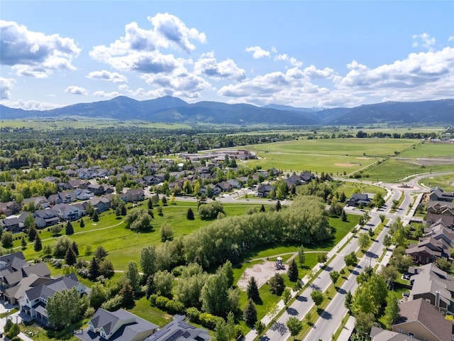 3171 Spring Ridge Dr, Bozeman, MT 59715 - aerial view of residential area with a mountain backdrop