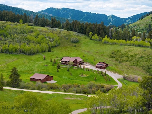 3011 Goose Creek Rd, Bozeman, MT 59715 - view of rural area with mountains, a forest, and agricultural land