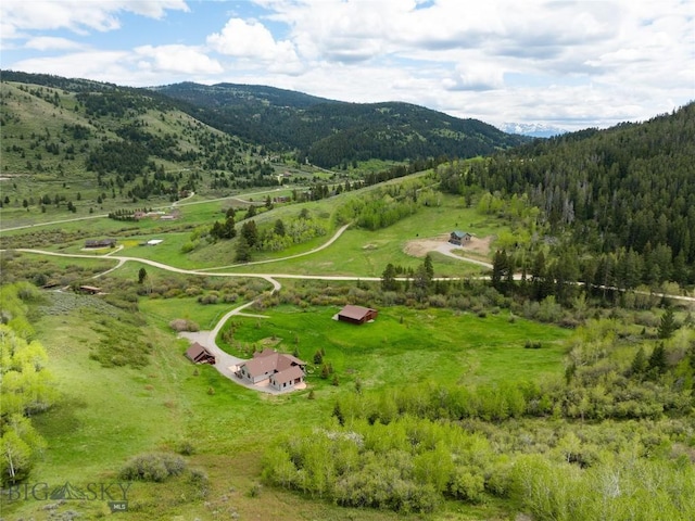 3011 Goose Creek Rd, Bozeman, MT 59715 - view of mountain backdrop with rural landscape and a heavily wooded area