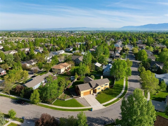 505 E Granite, Bozeman, MT 59718 - aerial perspective of suburban area with a mountainous background