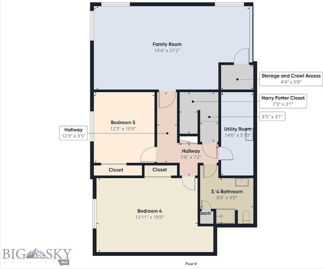 3405 W Fieldstone Dr, Bozeman, MT 59715 - home floor plan