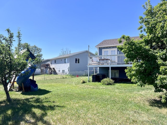 616 Comet, Livingston, MT 59047 - view of yard with a wooden deck